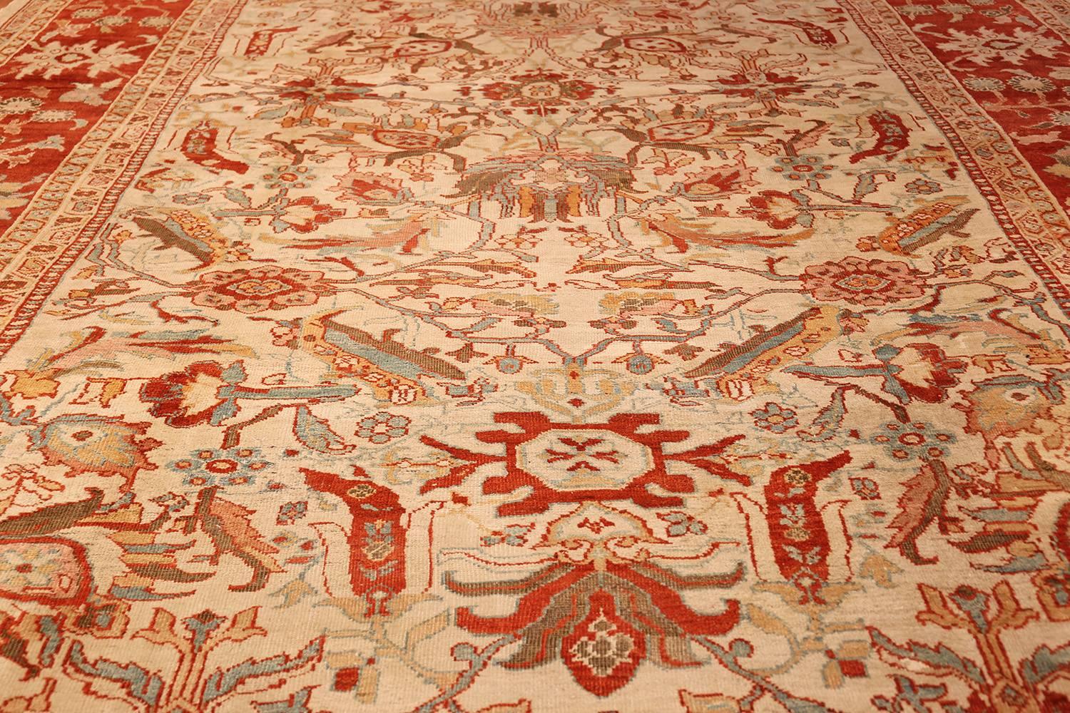 Antiker Sultanabad-Perserteppich von Ziegler. 12 ft 4 in x 20 ft  (Wolle) im Angebot