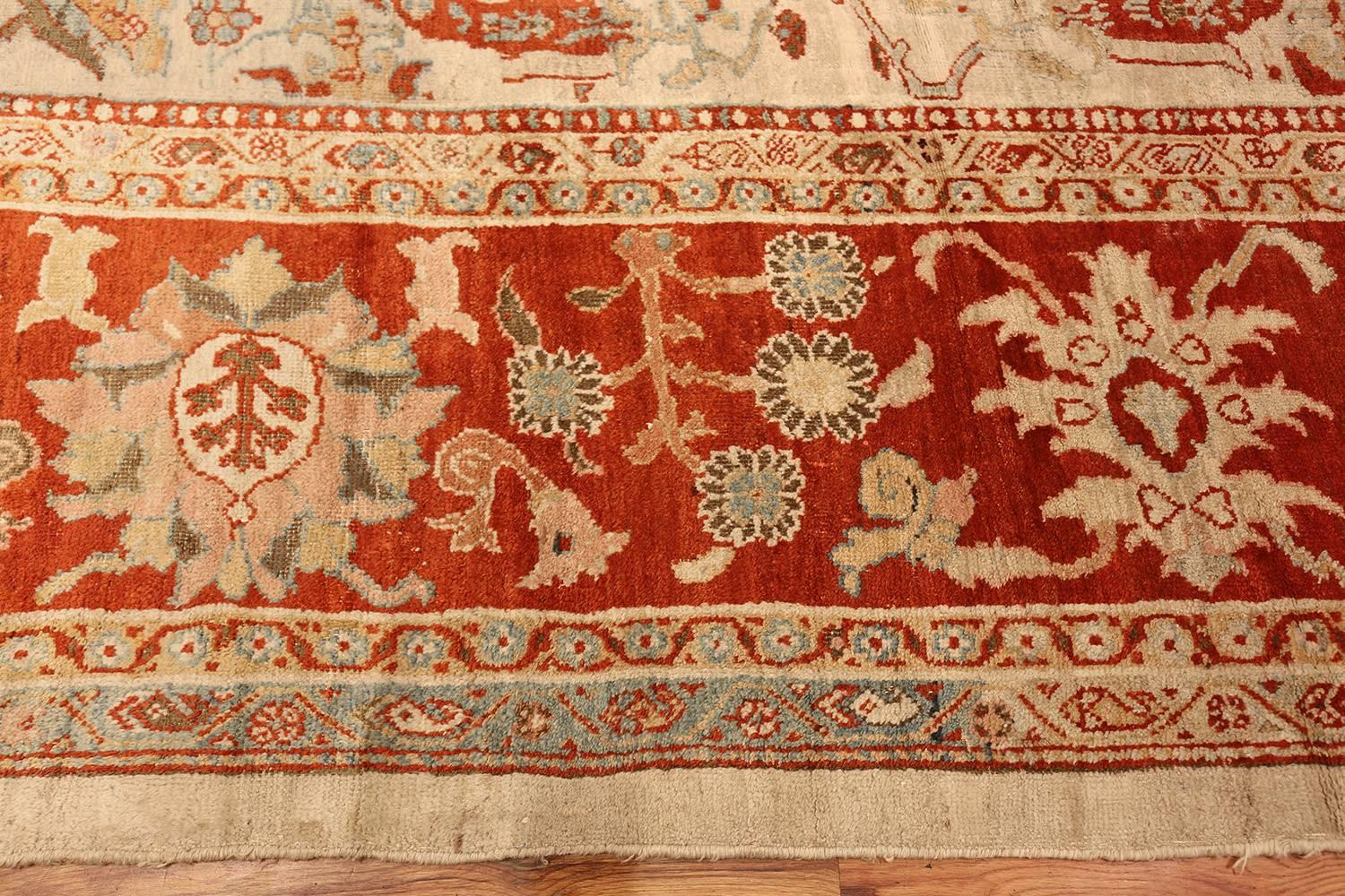 Antique Ziegler Sultanabad Persian Rug. 12 ft 4 in x 20 ft  For Sale 3