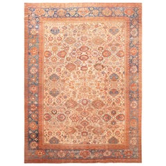 Antico tappeto persiano Sultanabad Rugs. 13 ft 4 in  x 18 ft 9 in