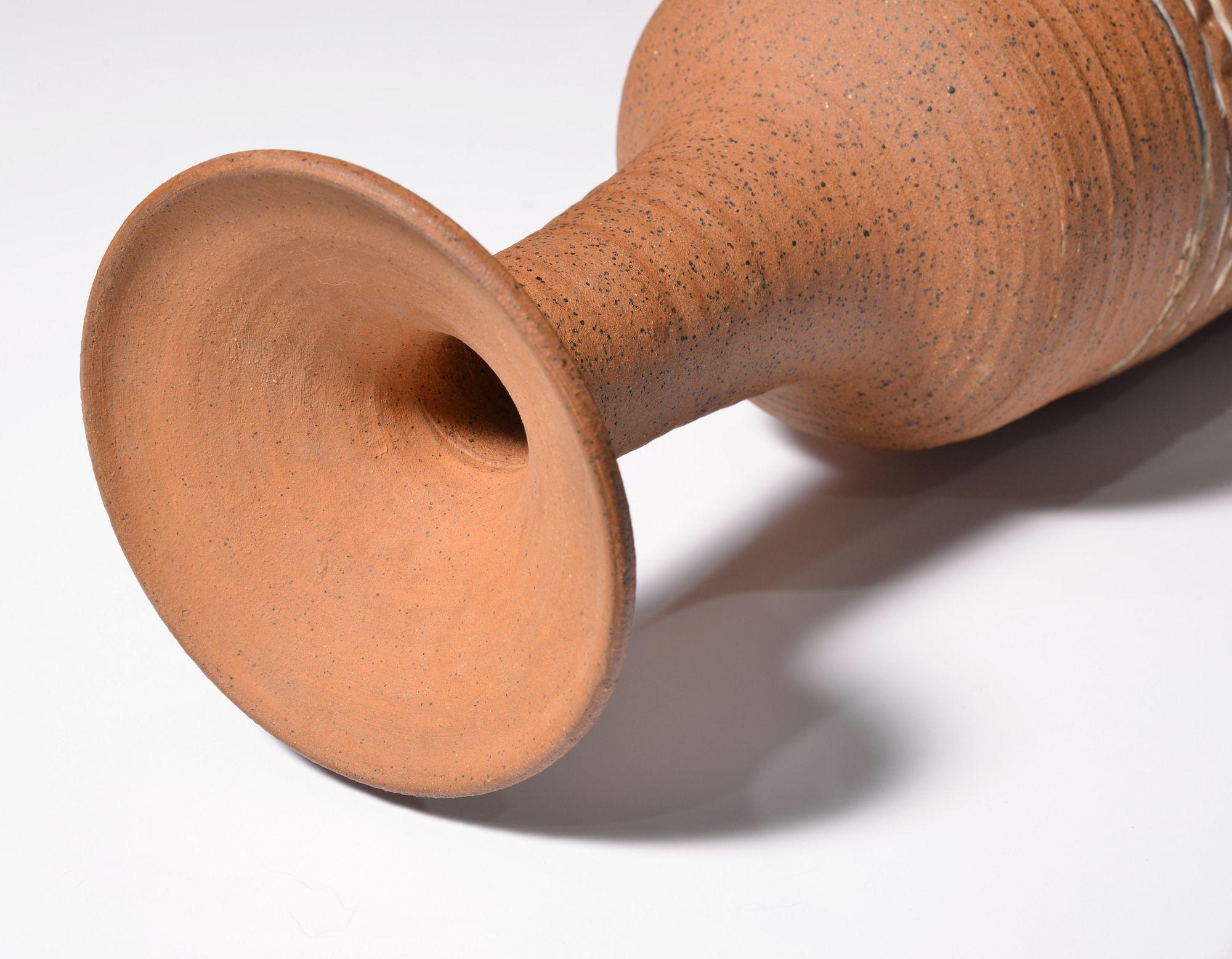 Large J. Mason Floor Vase / Vessel, Manner of John Mason For Sale 1