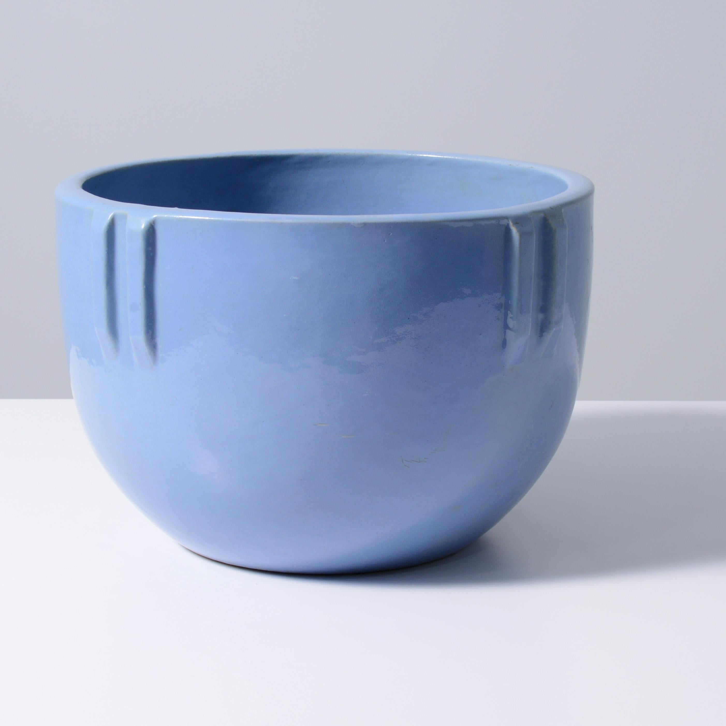 Arts and Crafts Large J.A. Bauer Pottery INDIAN Planter, 13.5