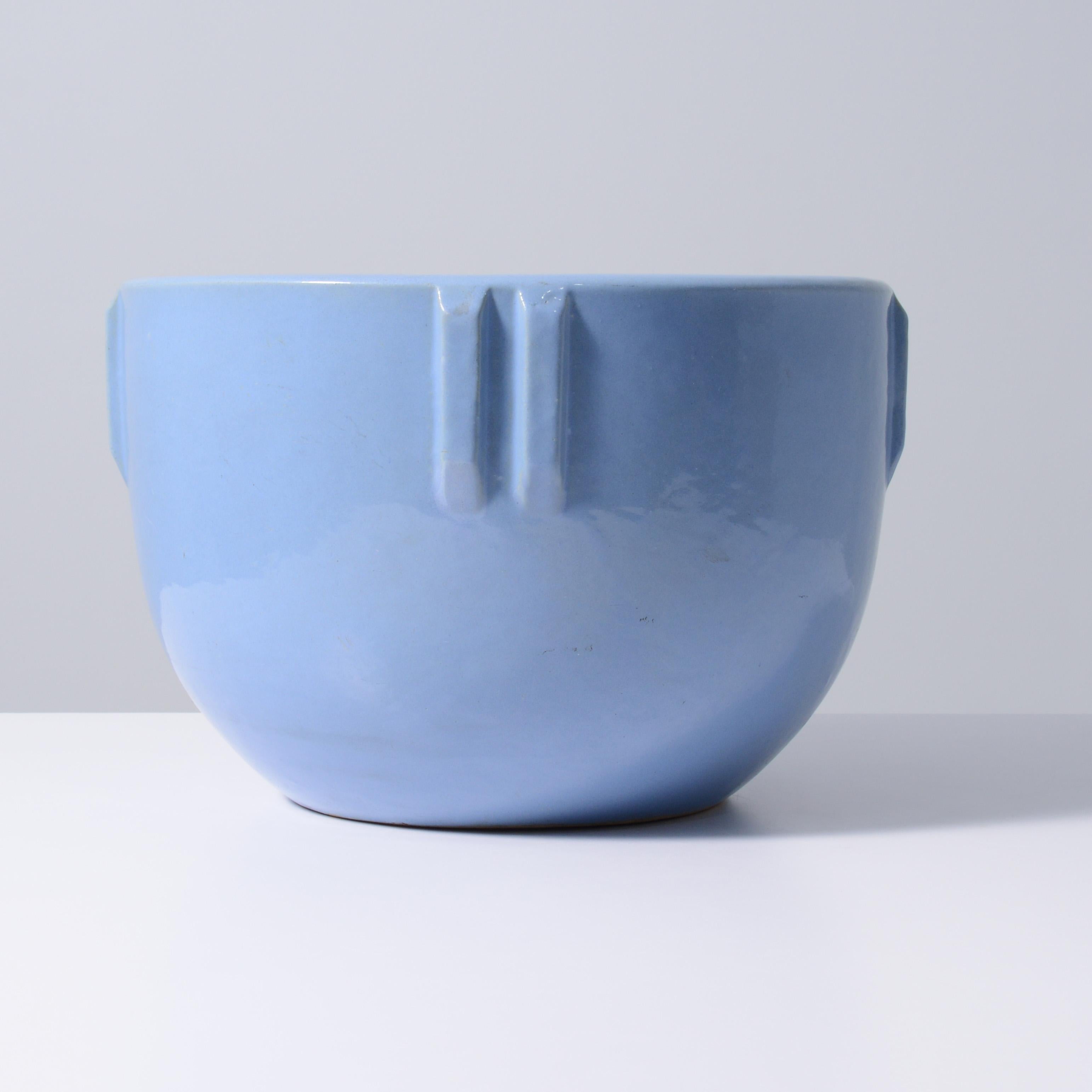 American Large J.A. Bauer Pottery INDIAN Planter, 13.5