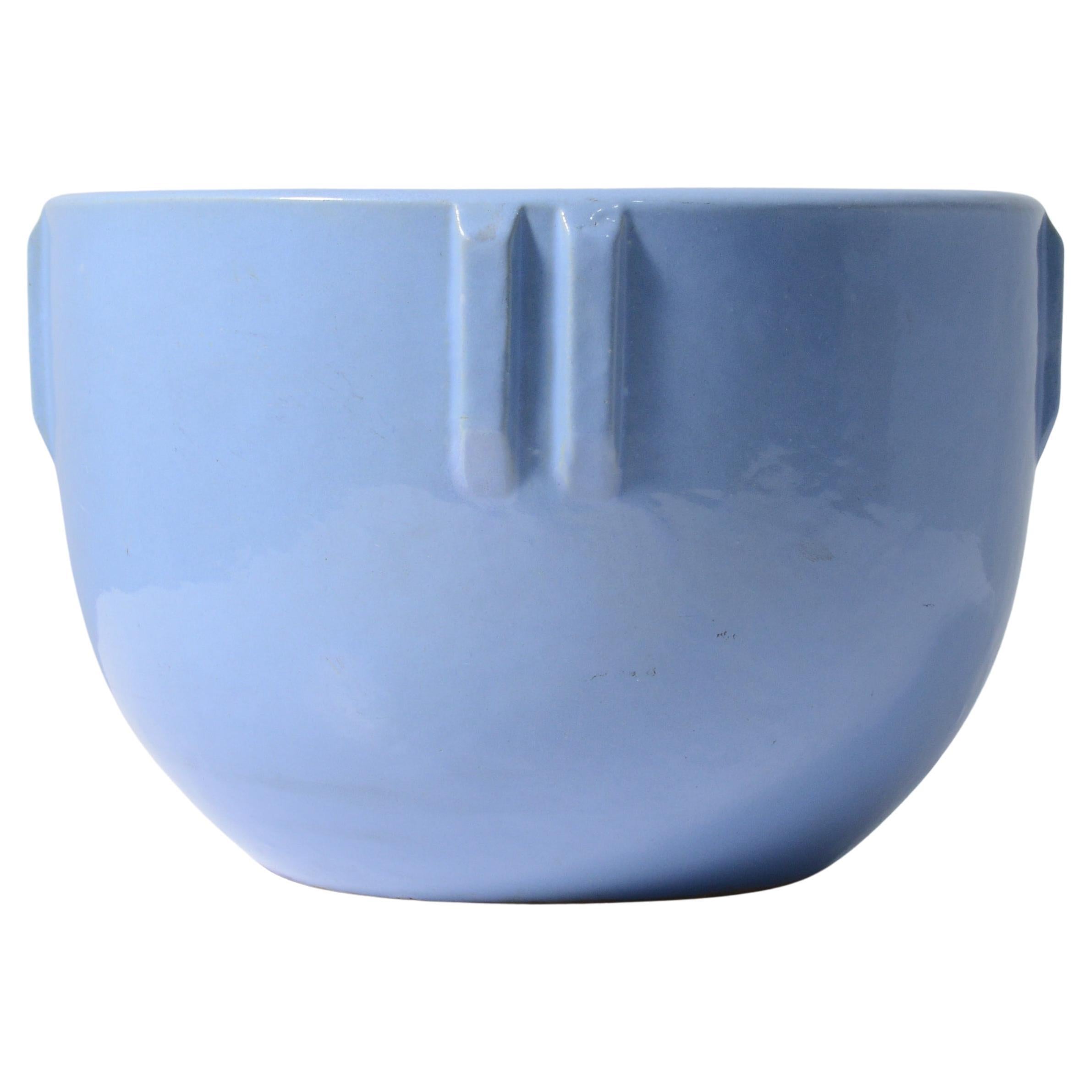 Large J.A. Bauer Pottery INDIAN Planter, 13.5"Dia