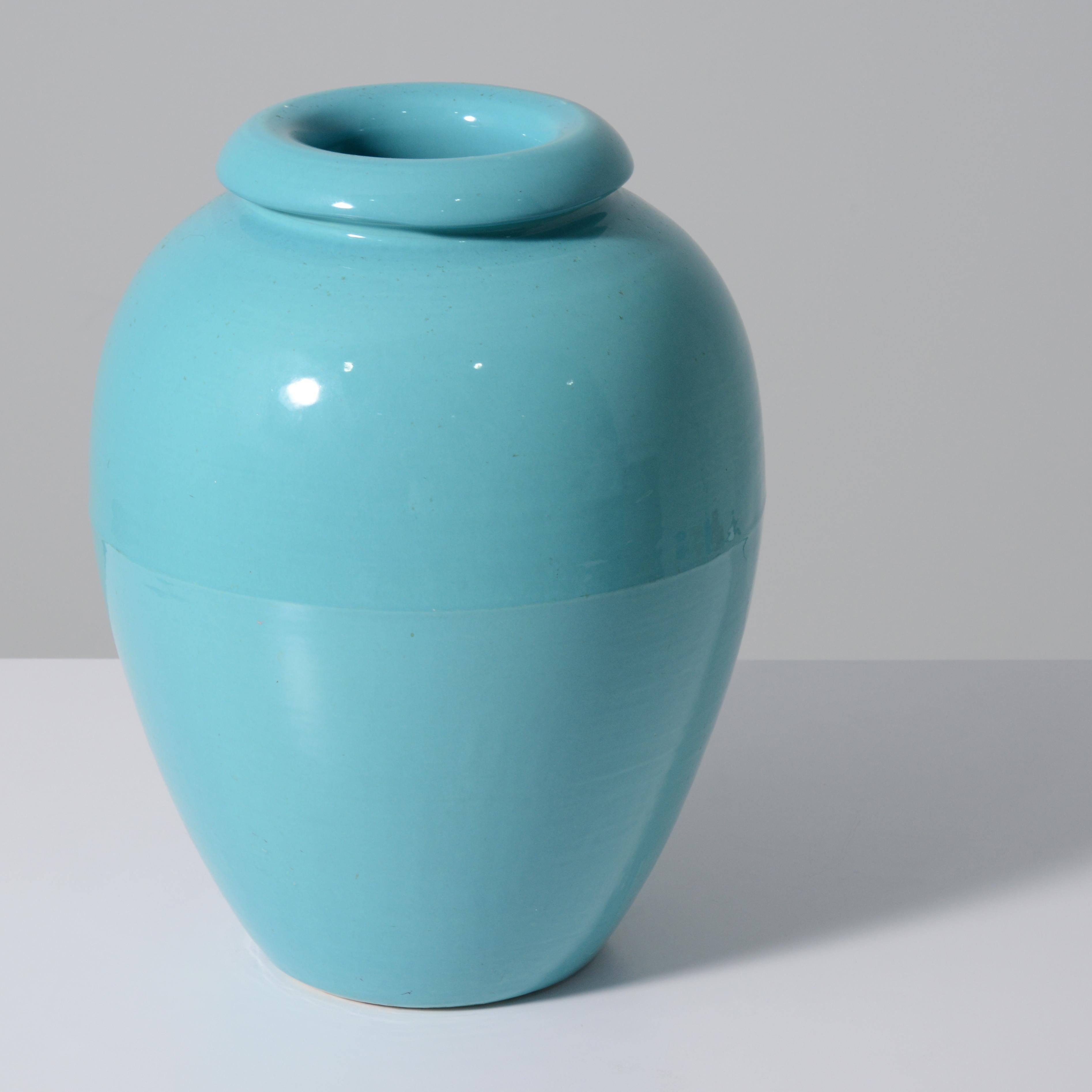 Arts and Crafts Grande J.A. Vasi e oliere Bauer Pottery, 15 
