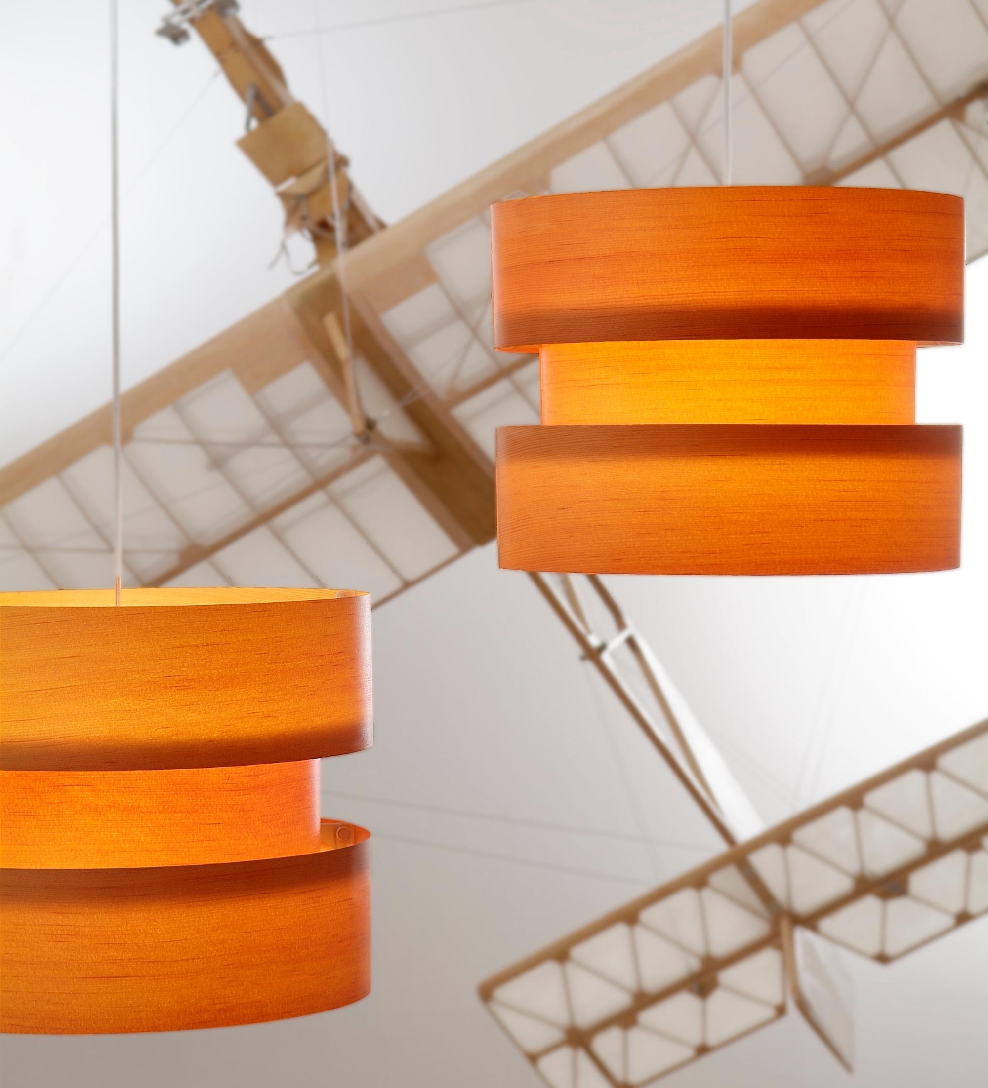 Large J.A. Coderch 'Cister Grande' Wood Suspension Lamp for Tunds For Sale 12