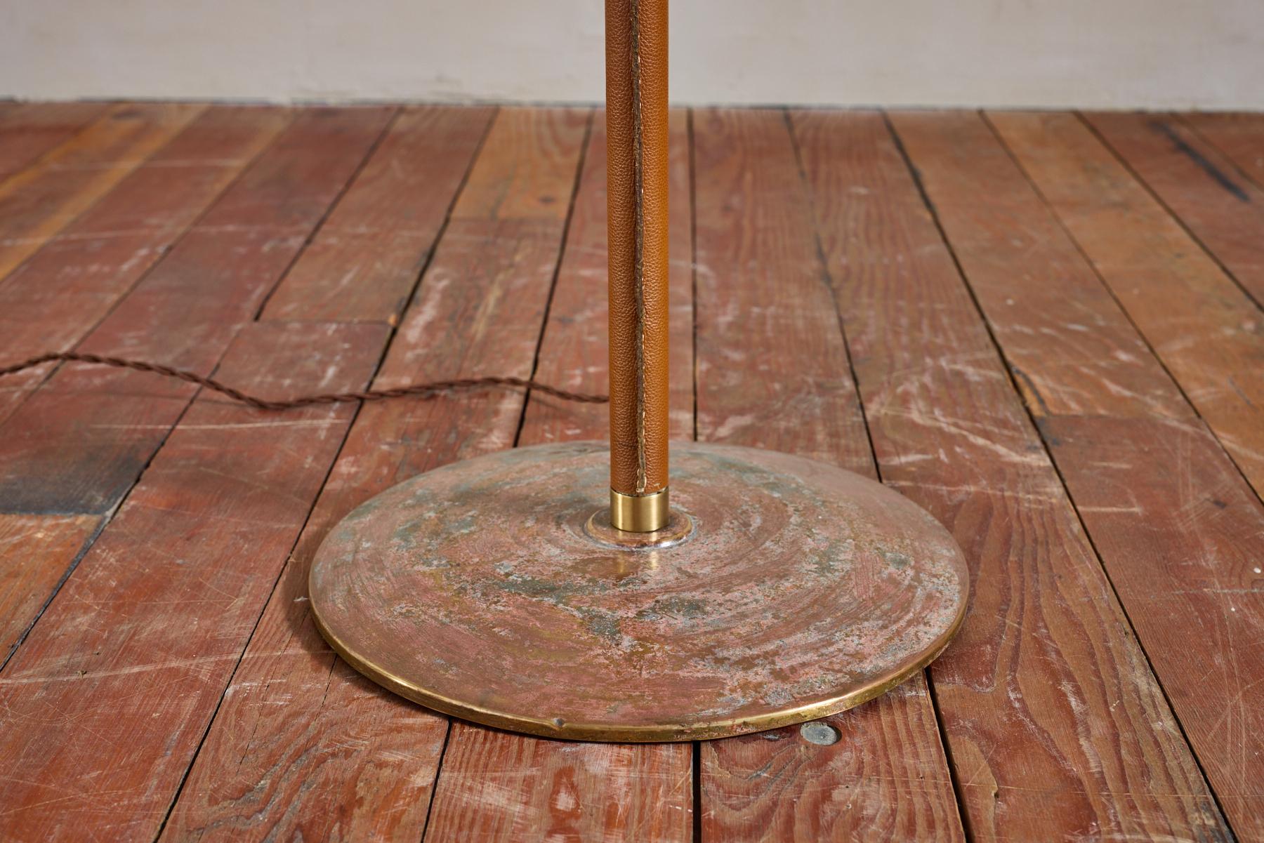 Large Jacques Adnet Style Floor lamp For Sale 6