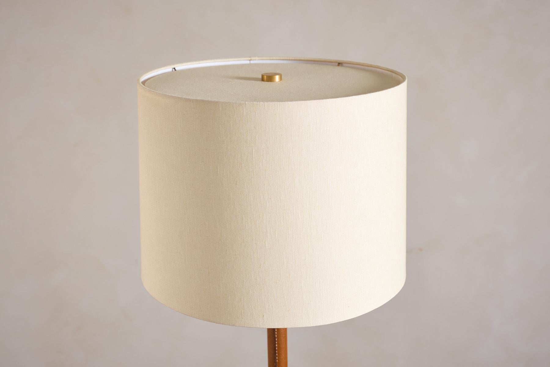 Large Jacques Adnet Style Floor lamp For Sale 9