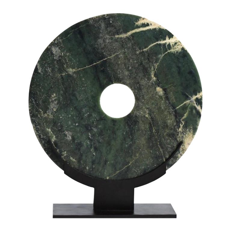 Large Jade Disc at 1stDibs
