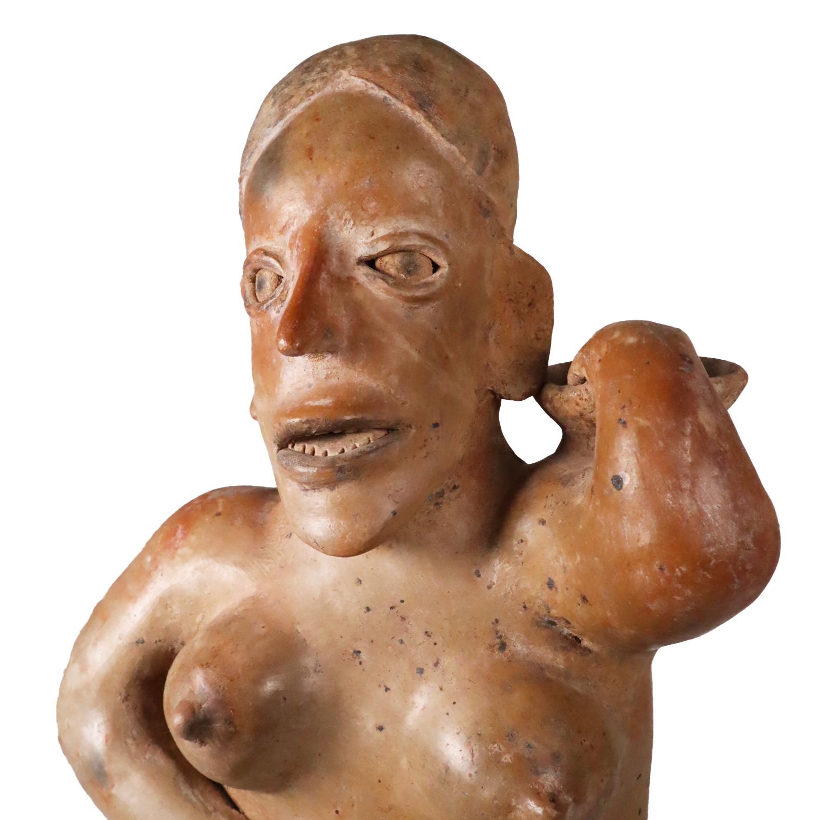 Large Jalisco West Mexico Ceramic Figure 