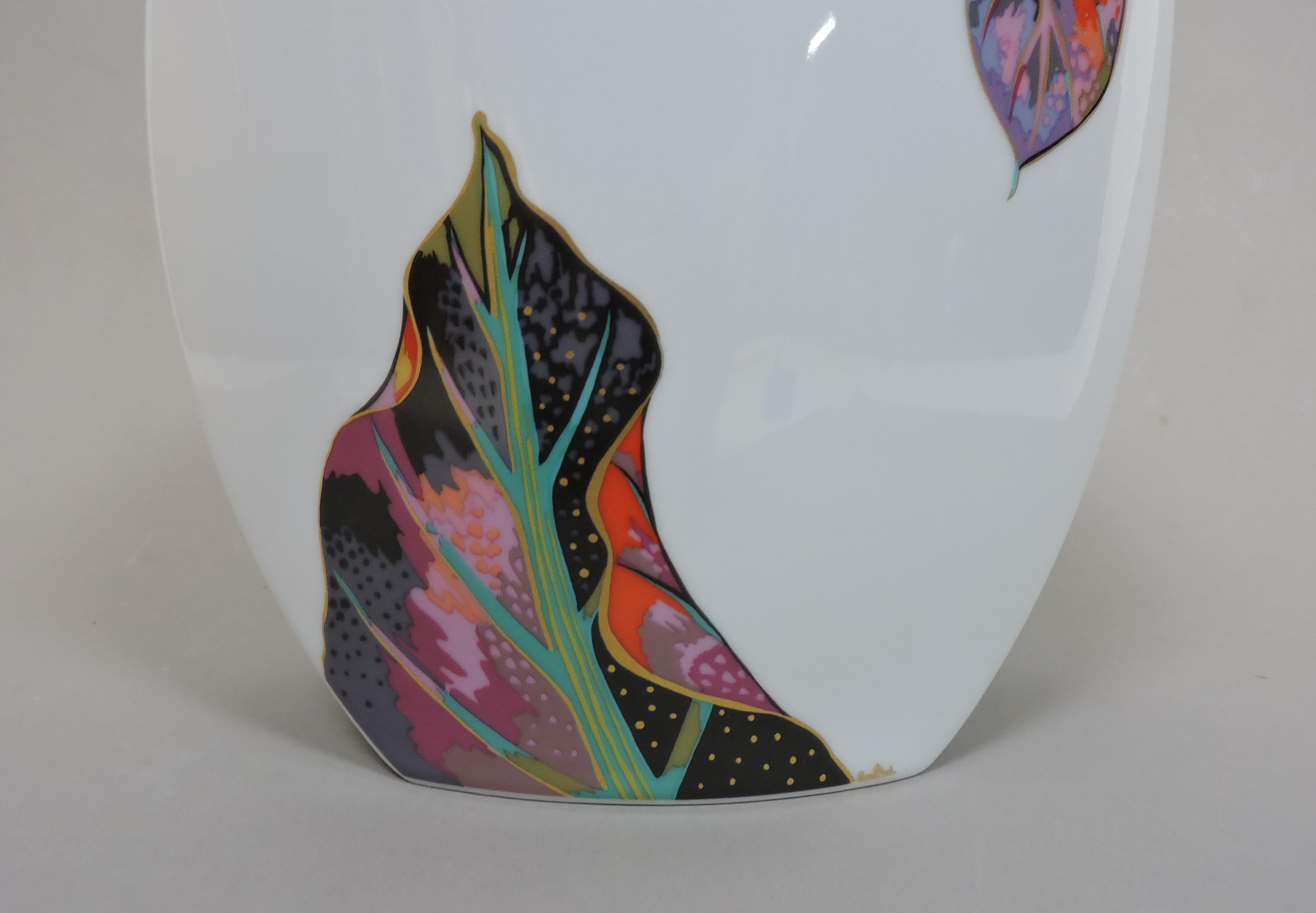 Large Jan Van Der Vaart Porcelain Taurus Vase for Rosenthal Studio Line For Sale 3