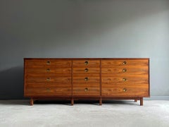 Large “Janus” Dresser Designed by Edward Wormley for Dunbar, Solid Walnut