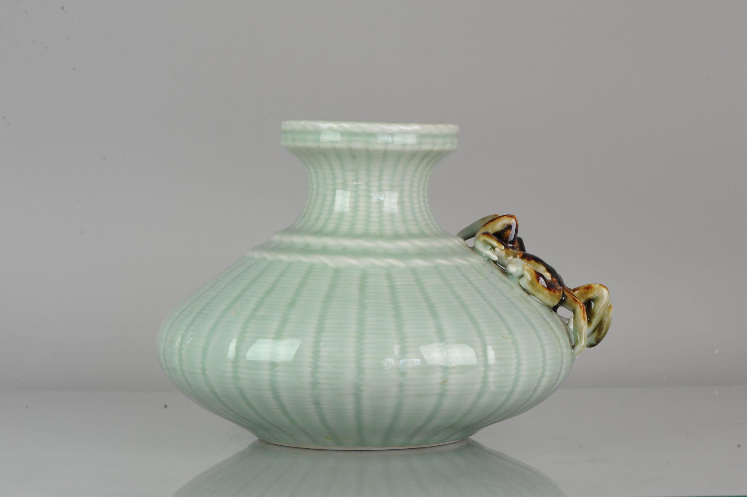 japanese celadon vase