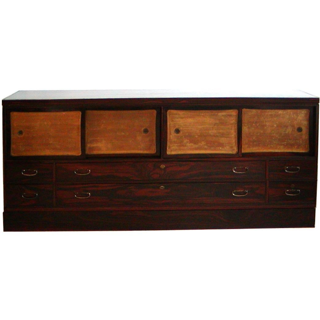 Large Japanese 3-section Clothing Chest For Sale 4