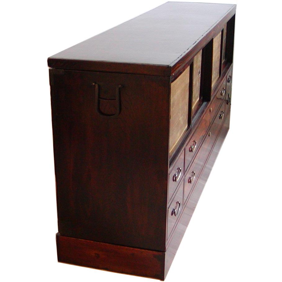 Large Japanese 3-section Clothing Chest For Sale 5