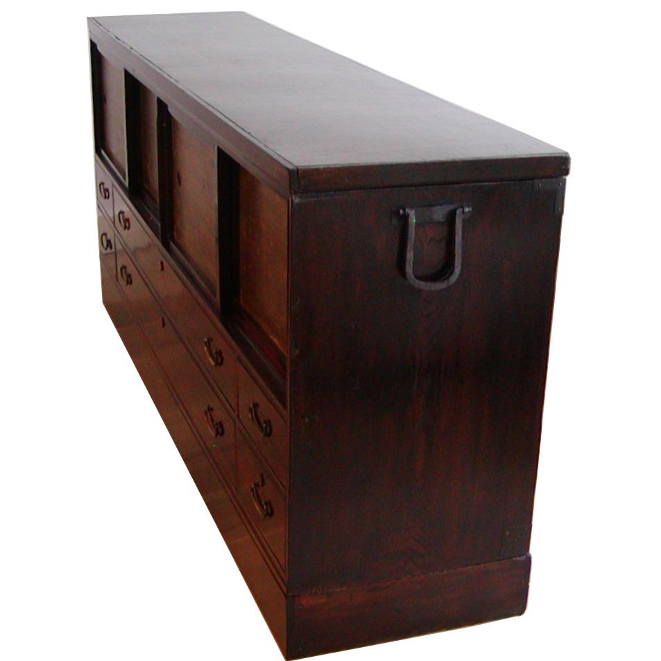 Large Japanese 3-section Clothing Chest For Sale 6