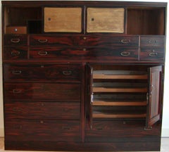 Large Japanese 3-section Clothing Chest