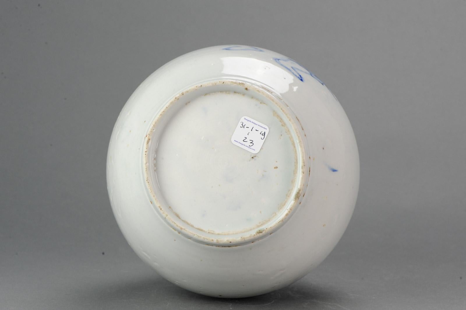 Gran botella/jarrón japonés de Arita con forma de boticario, Siglo XX Chino en venta