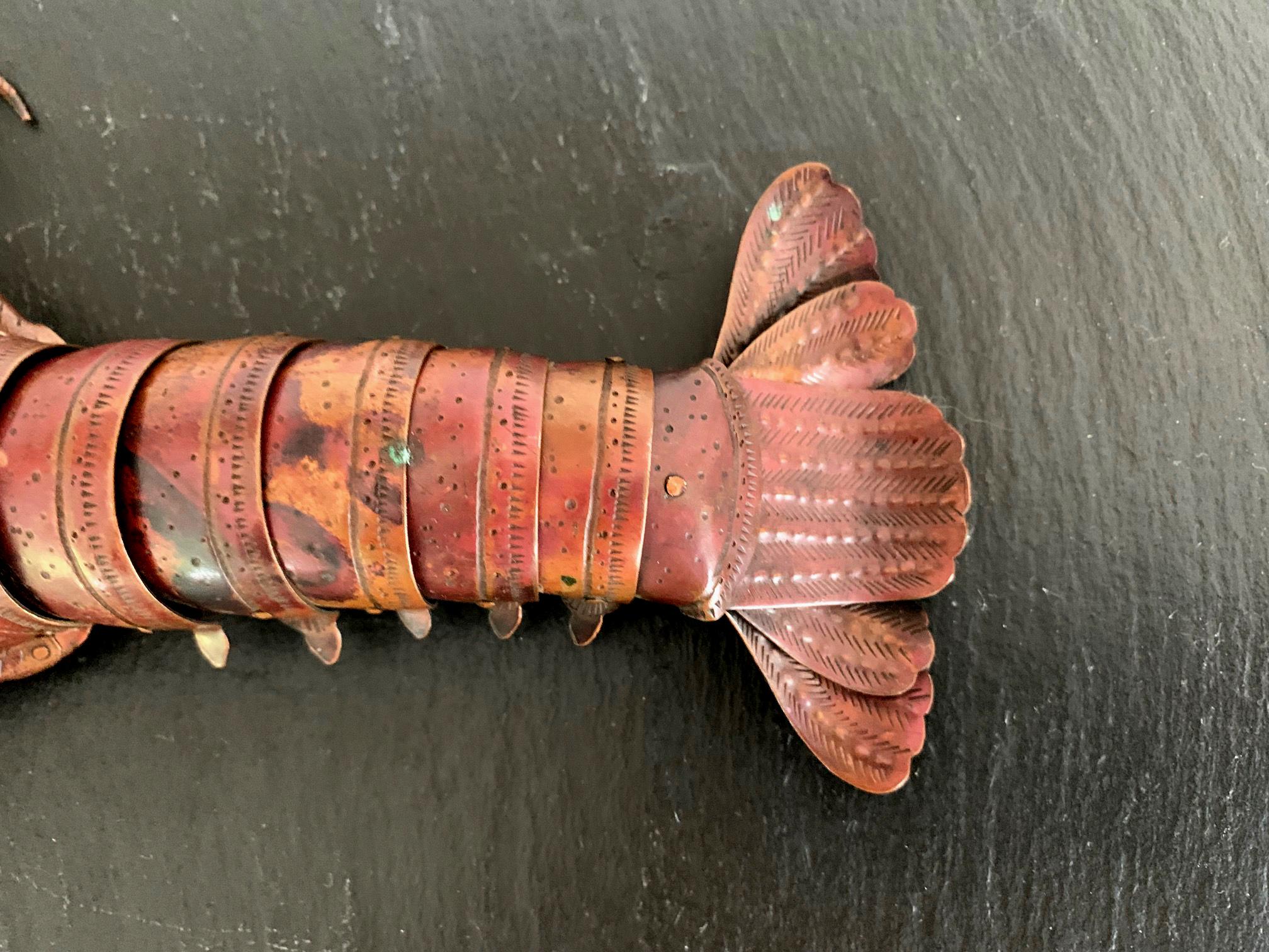 Large Japanese Articulate Lobster Okimono Meiji Period Signed 4