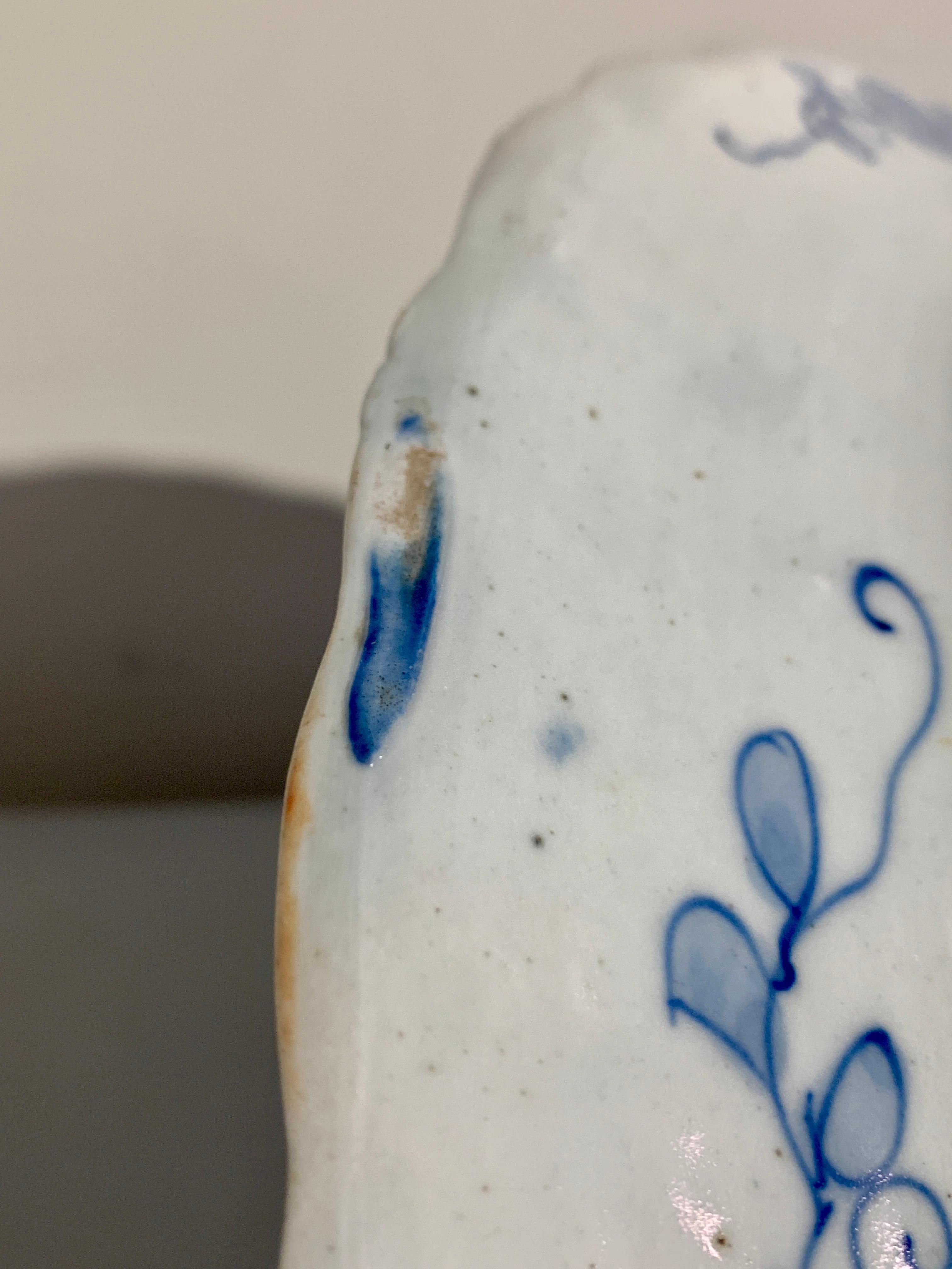 Large Japanese Blue and White Arita Ware Porcelain Charger, Meiji Period 6
