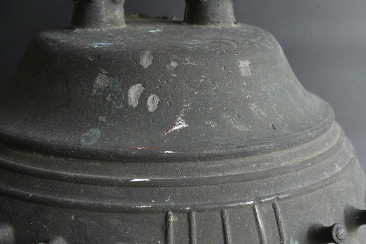 Large Japanese Bronze Antique Bell / 1912-1940 / Hanging Bell /Garden Decoration 2