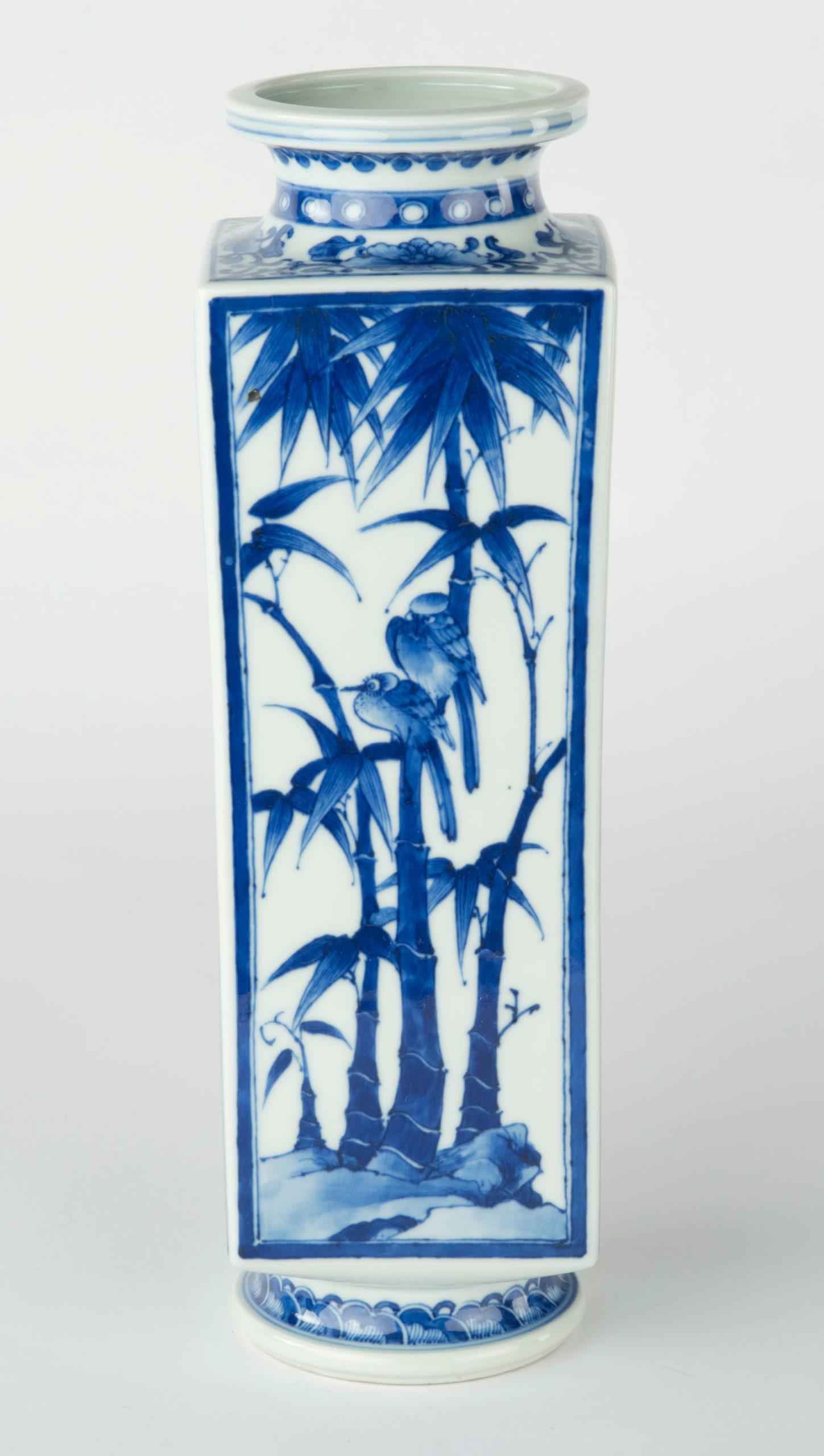 Large Japanese Ceramic Vase by Makuzu Kozan For Sale 3
