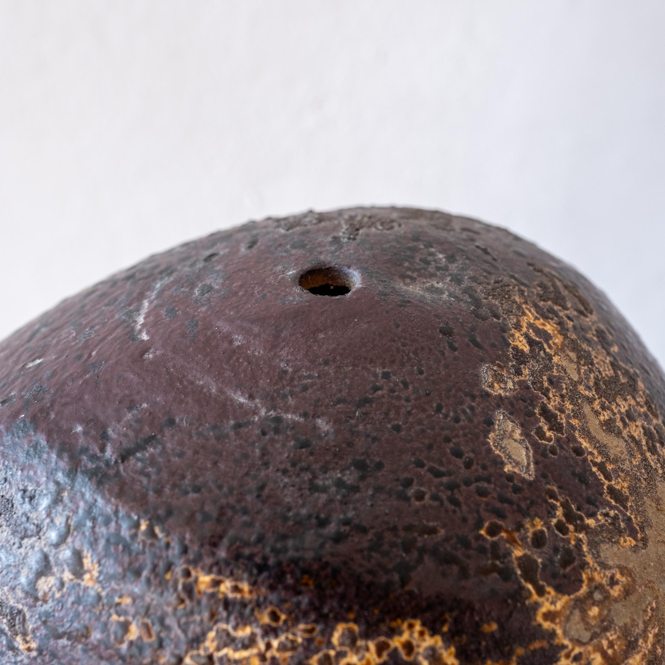 Large Japanese Ceramic Weed Pot Vase Signed 3
