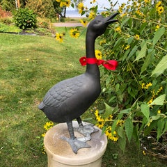 Japanese Holiday Bronze Duck Handsome Bounty For Celebrations