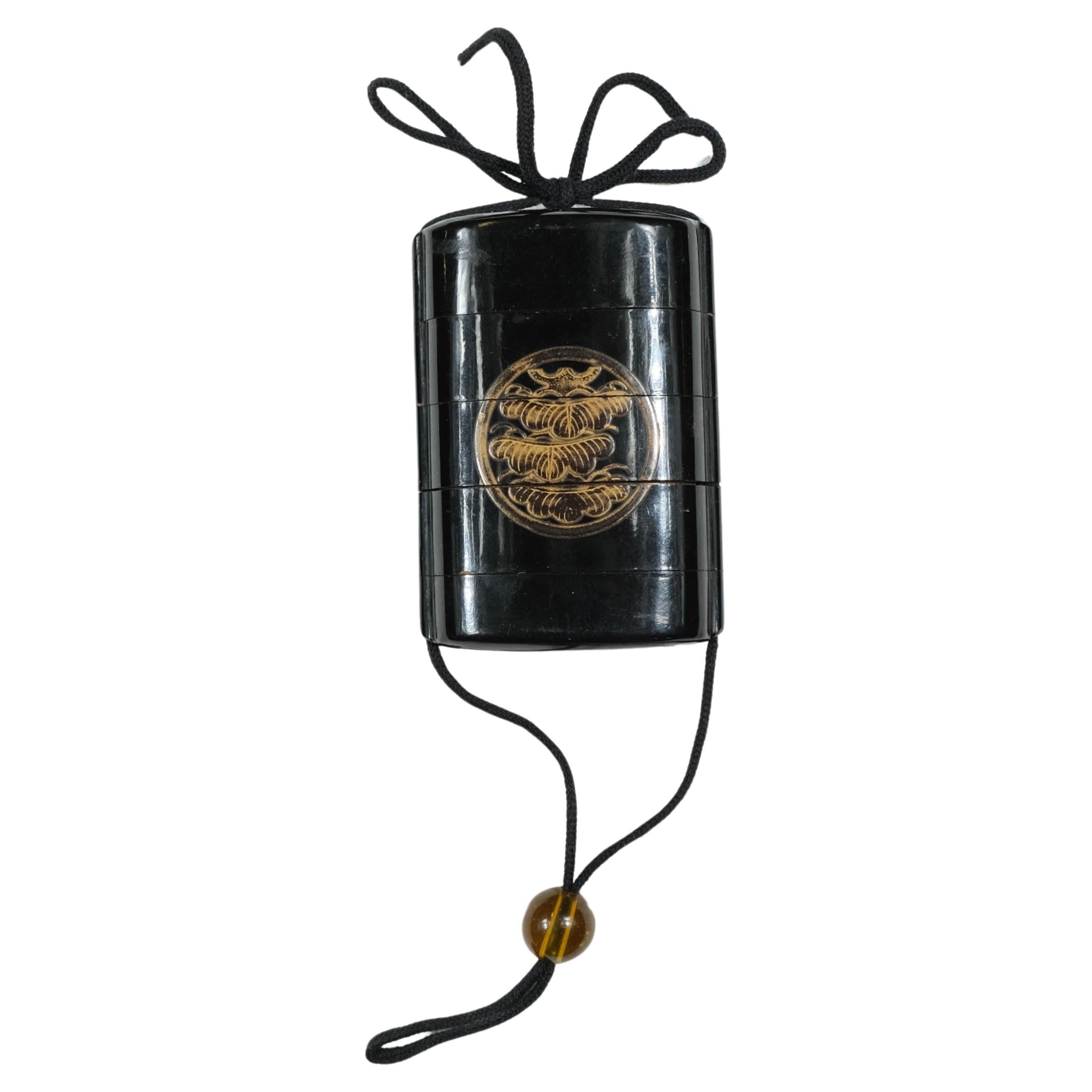 Large Japanese five part lacquer Inro, late 19th c.
