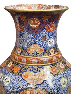 Große japanische Fukagawa-Imari-Vase, 129 cm (51") hoch