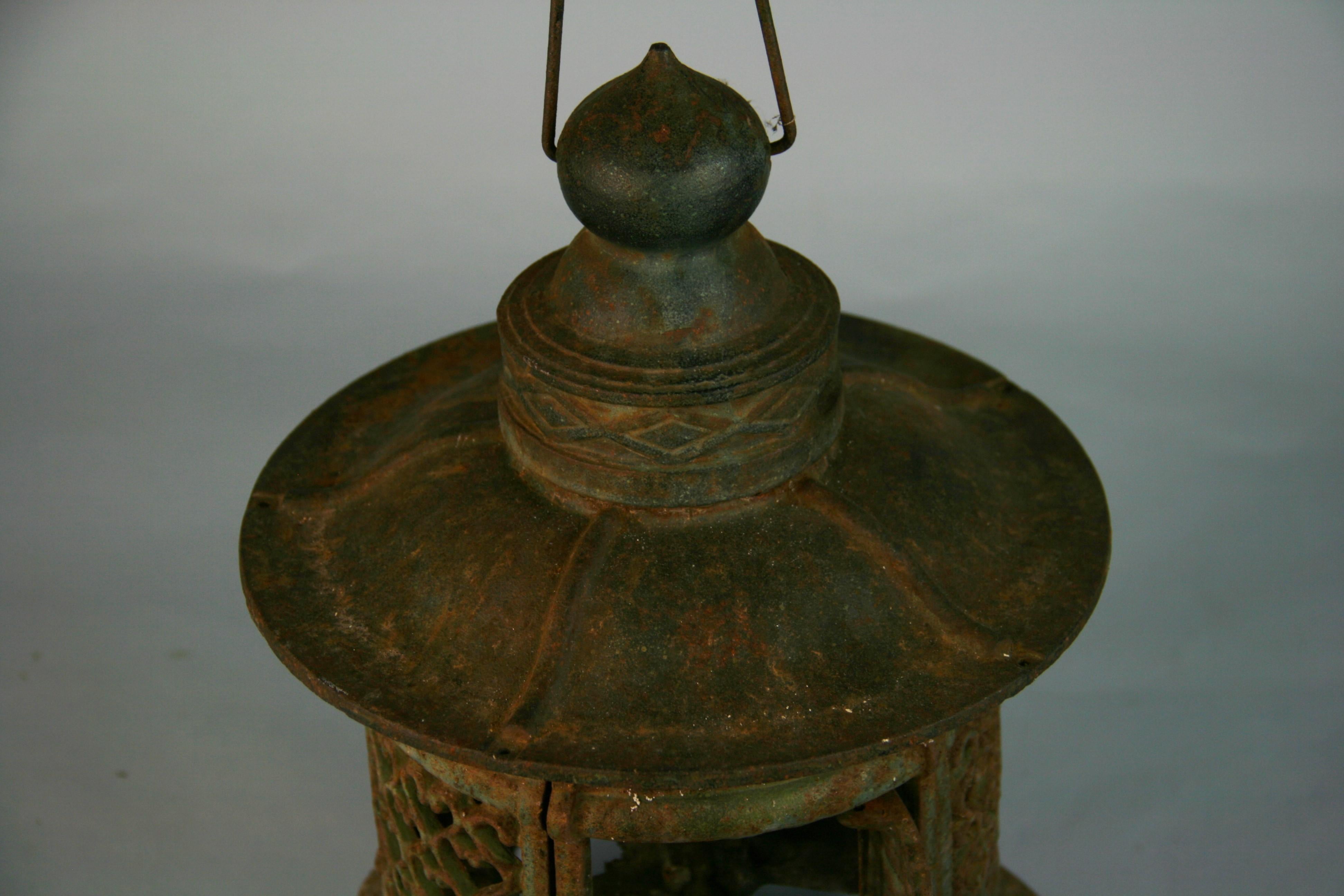 Large Japanese Garden Pagoda Candle Lantern at 1stDibs japanese
