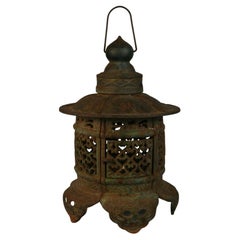 Vintage Large Japanese Garden Pagoda Candle Lantern