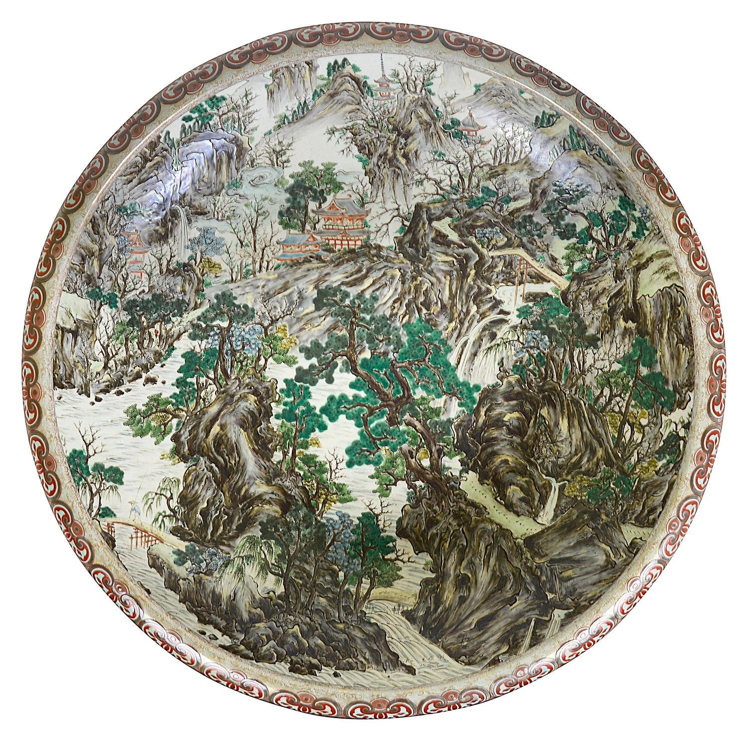 Japonais Grand bol japonais Imari, vers 1890. en vente