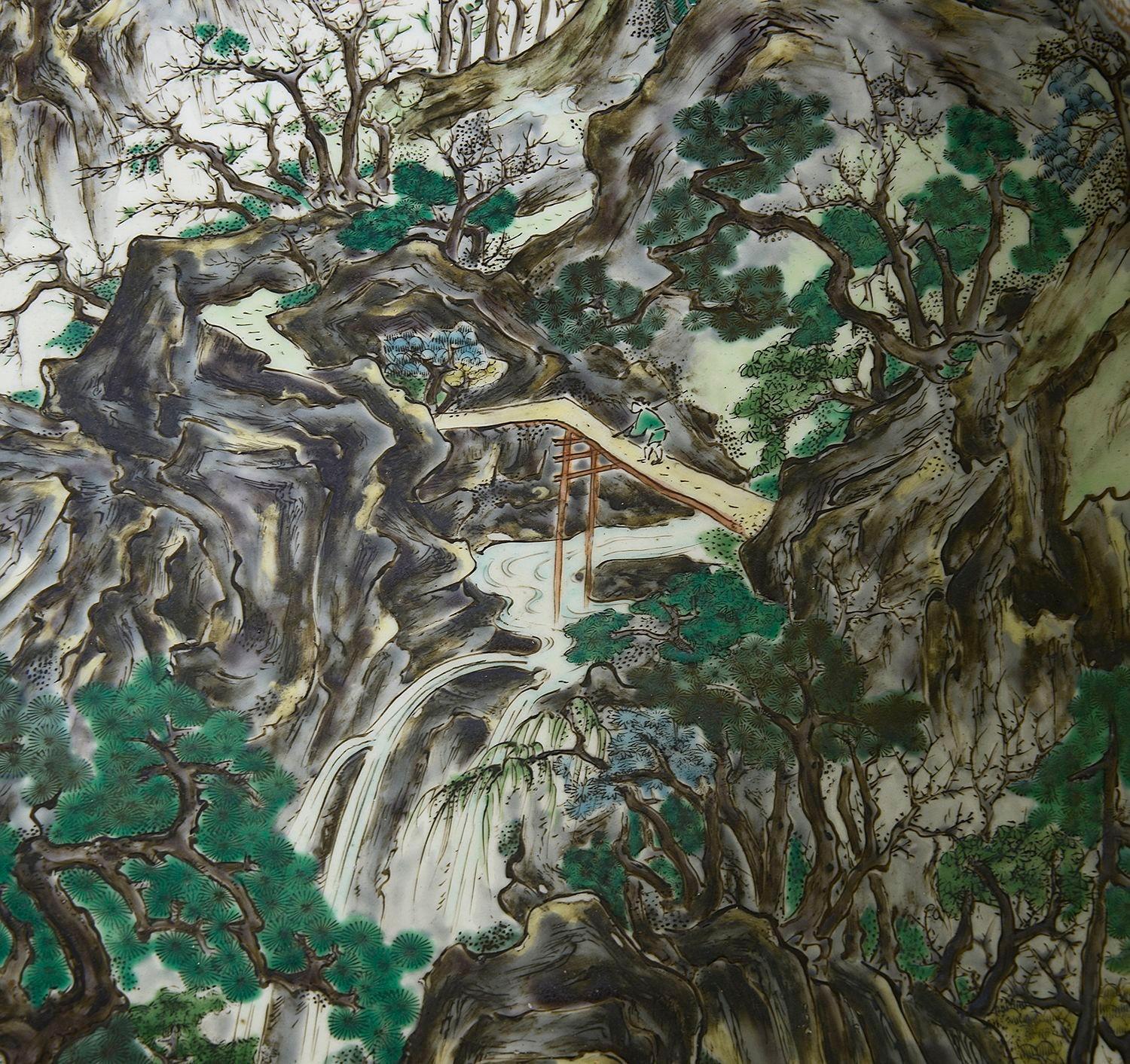 XIXe siècle Grand bol japonais Imari, vers 1890. en vente