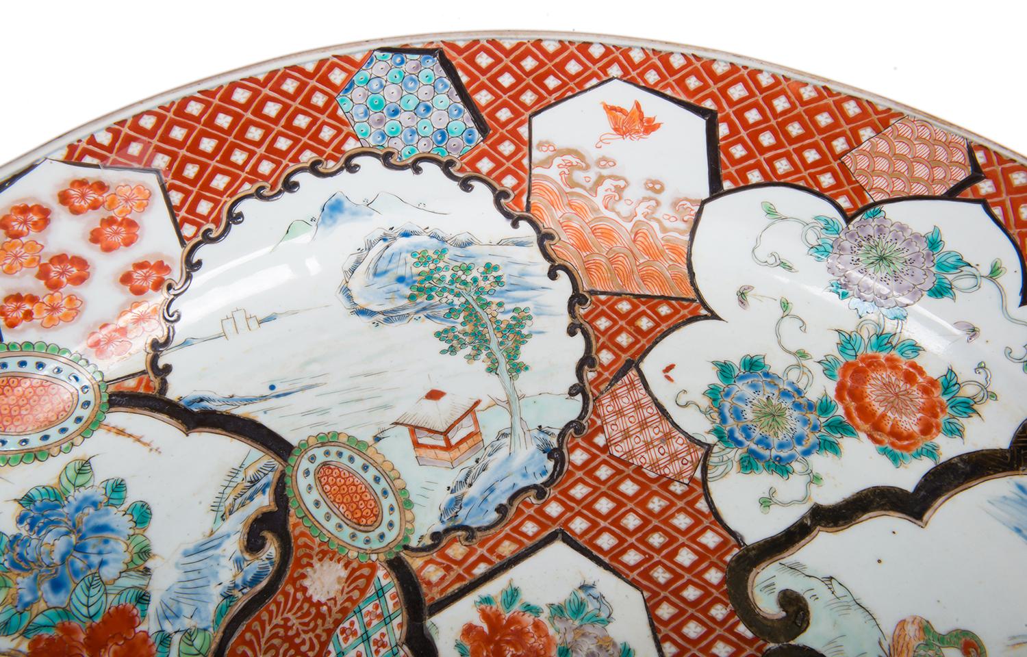 Large Japanese Imari Charger, 19th Century For Sale 5