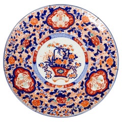 Large Japanese Imari Charger – Meiji Period (1868–1912)