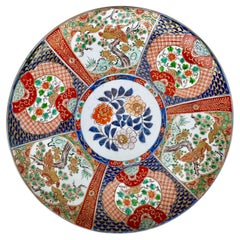 Large Japanese Imari Porcelain Charger
