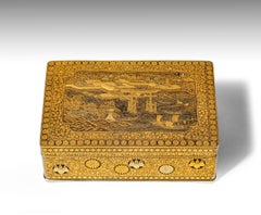 Large Japanese Iron and Silver Box by Komai