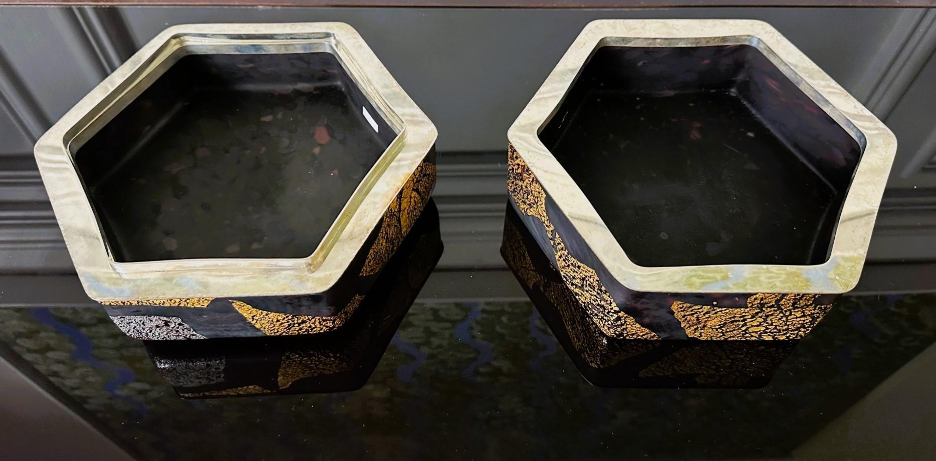 Gran Caja de Cristal Japonesa Kazaribako Antigua Captial Kyohei Fujita finales del siglo XX en venta