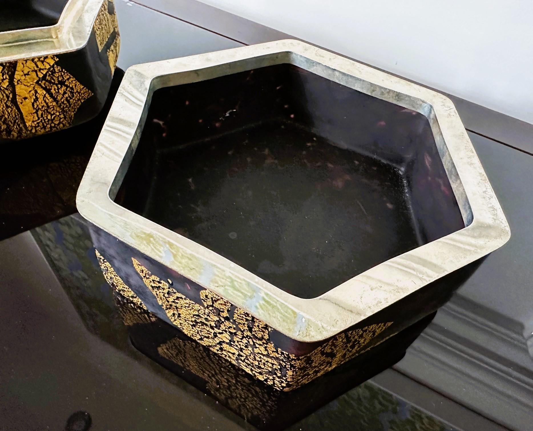 Gran Caja de Cristal Japonesa Kazaribako Antigua Captial Kyohei Fujita Vidrio artístico en venta