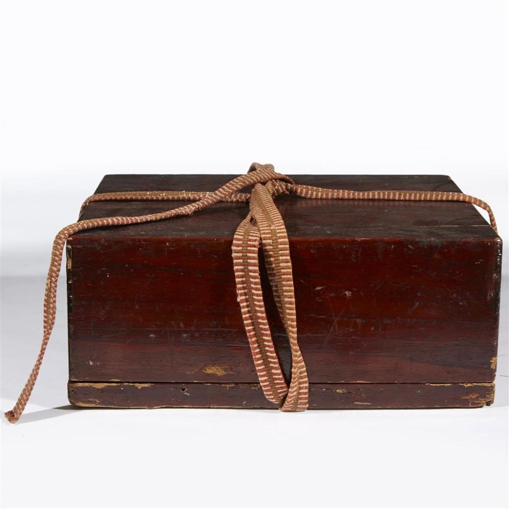 Large Japanese Lacquer Box Early Edo Period Ex-Christie's 13