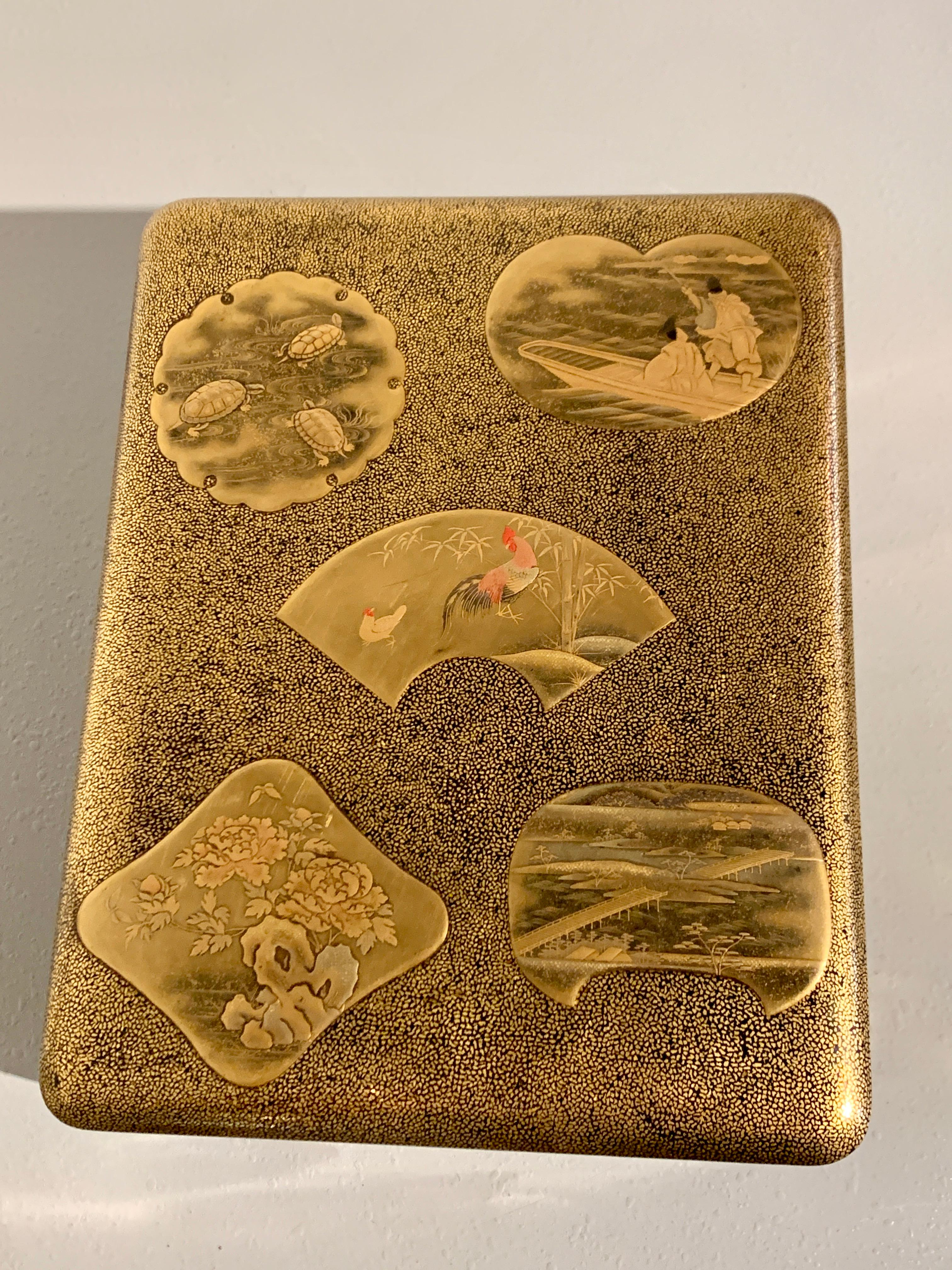 Grande boîte à documents japonaise Ryoshibako, période Edo/Meiji, Japon en vente 11