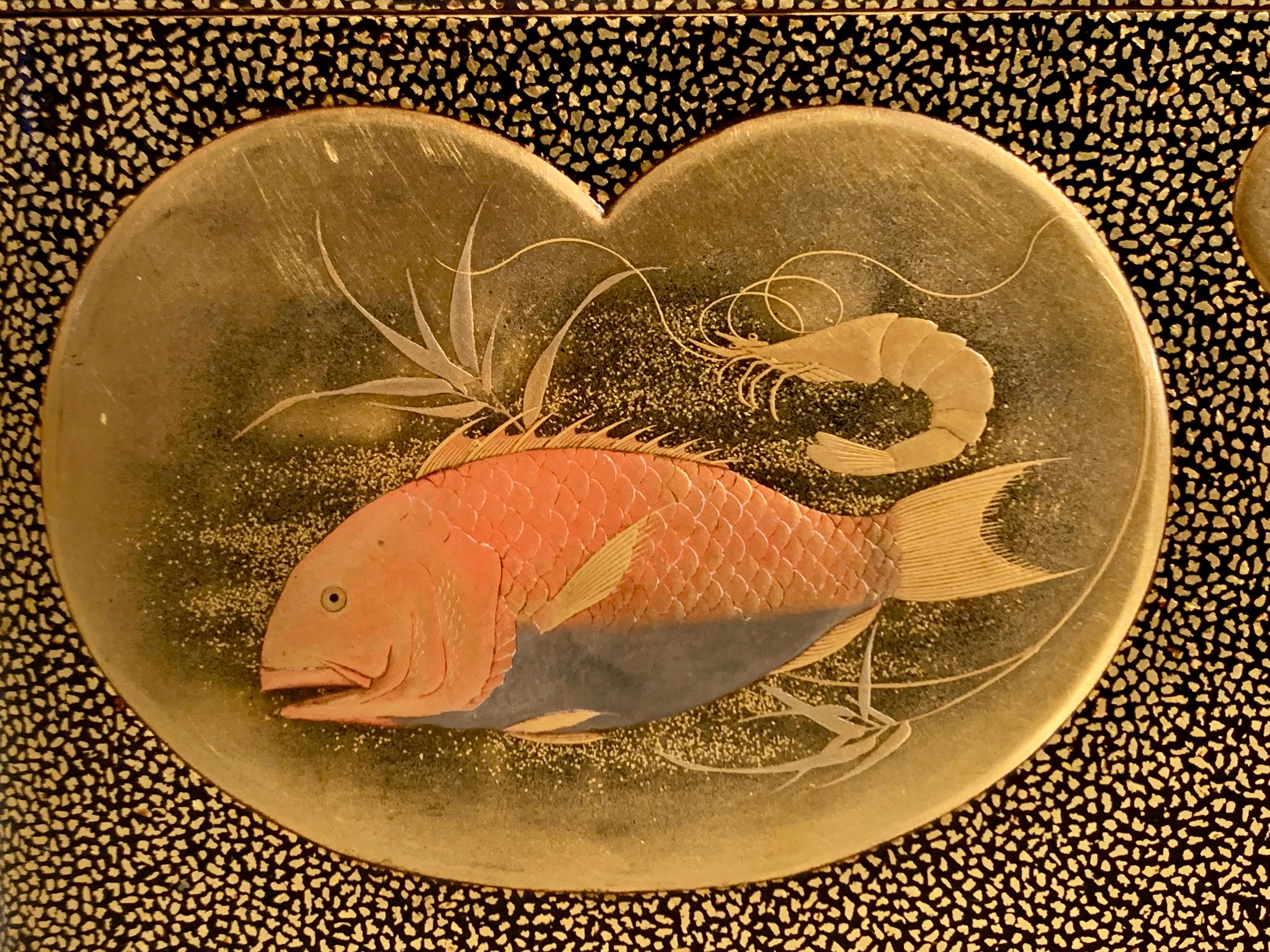Große japanische Lack-Kommode, Ryoshibako, Edo/Meiji-Periode, Japan im Angebot 11