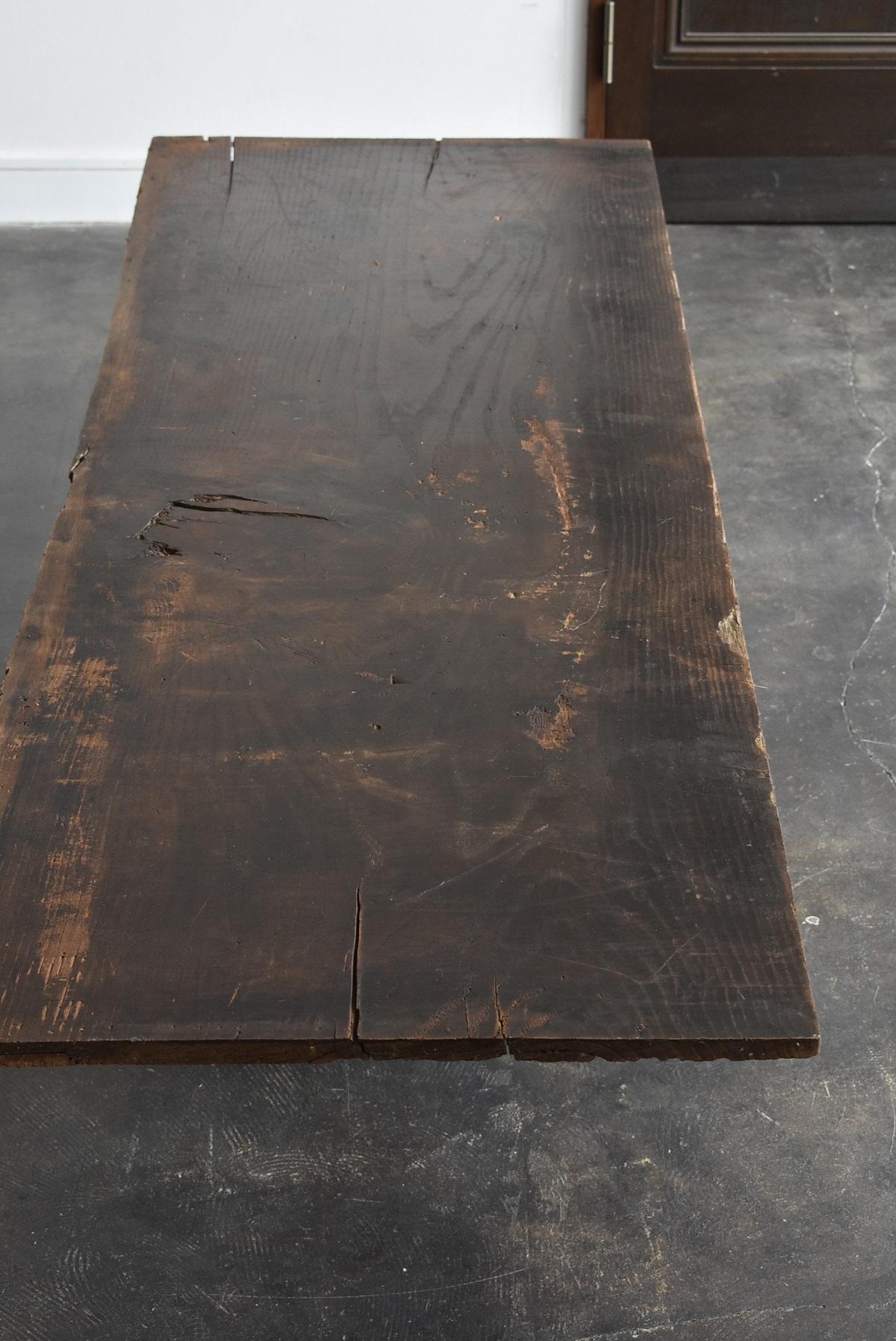 Large Japanese Old Chestnut Floor Board / Table Top Board / Sofa Table Top Board 9