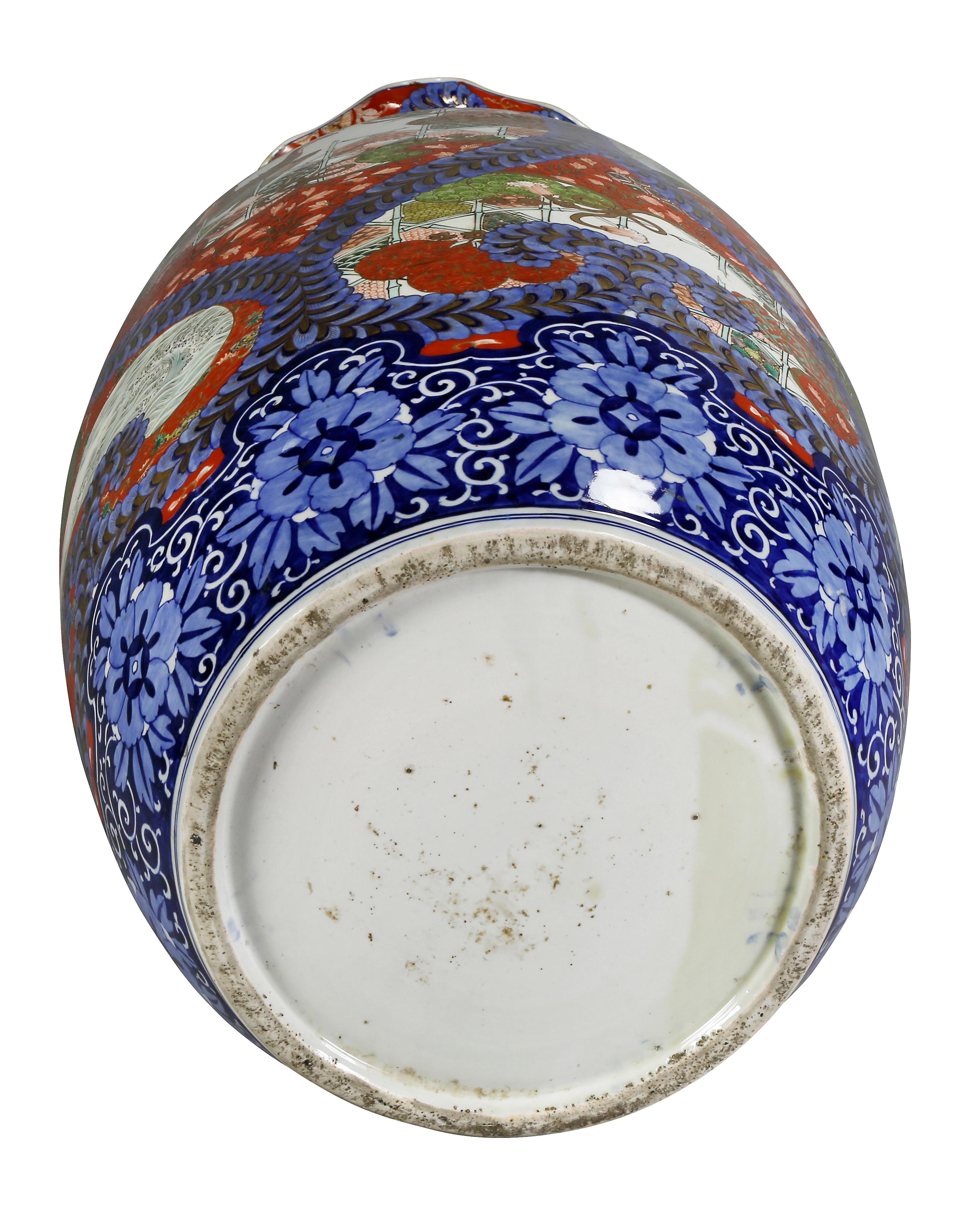 Large Japanese Porcelain Palace Vase 8