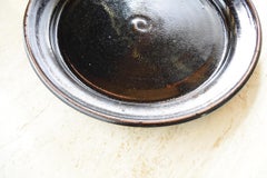 Large Japanese Pottery Charger in the Manner of Shoji Hamada