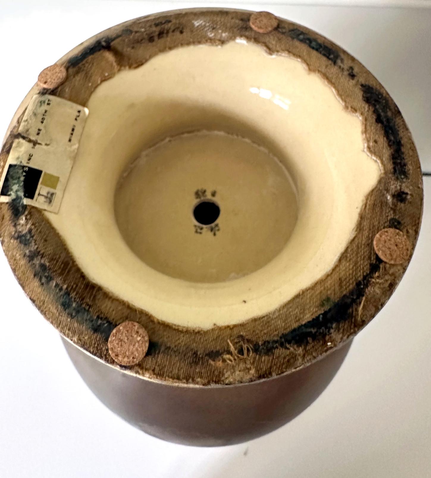 Große japanische Satsuma-Keramikvase Kinkozan im Angebot 1