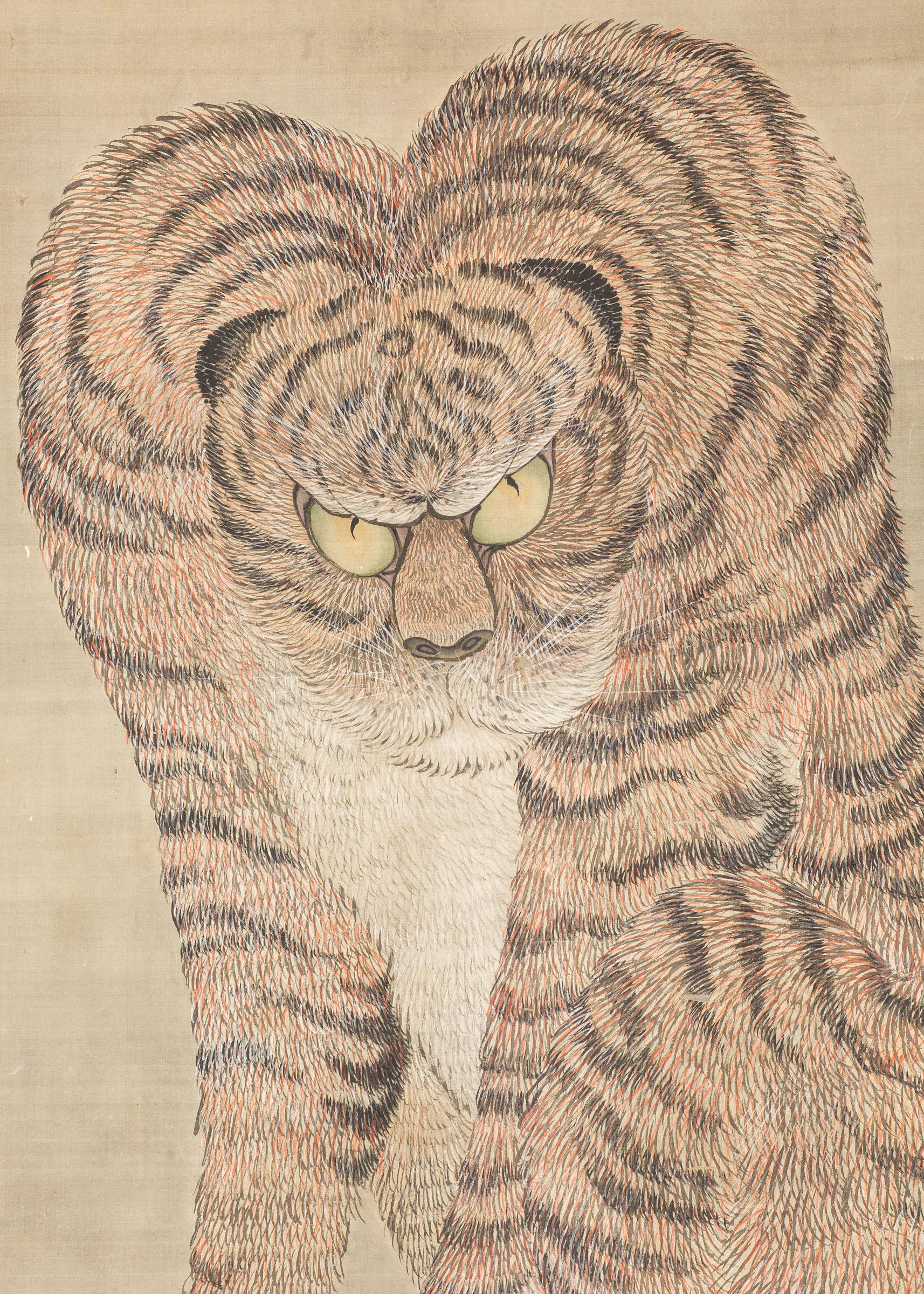 japanese tiger scroll