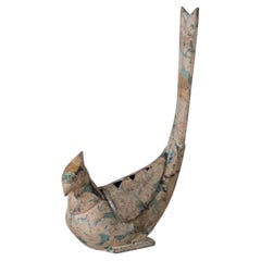 Large Japanese Sculptural Bronze Bird