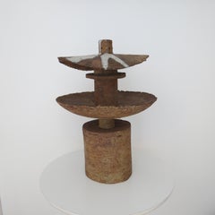 Large Japanese Style Pottery Sculpture by Joan Brown 1970s
