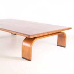 Grande table basse japonaise en bois